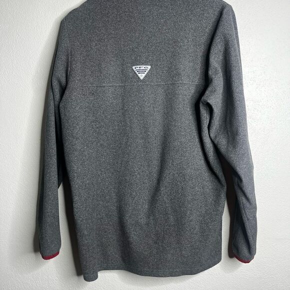 Cleveland guardians Columbia PFG fleece sweater men’s size small gray - Picture 2 of 9